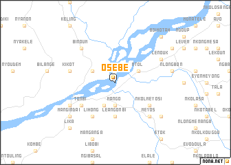 map of Osébé