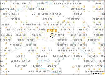 map of Osek