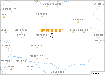 map of Osenovlag