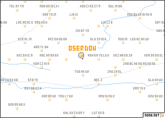 map of Oserdów