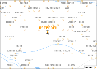 map of Oseredek