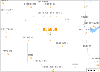 map of Osgood