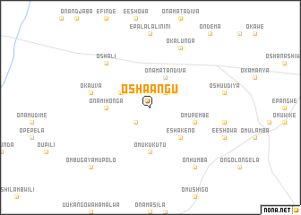 map of Oshaangu