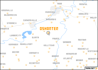 map of Oshanter