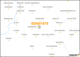 map of Oshanyata