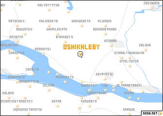 map of Oshikhleby