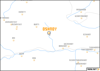 map of Oshnoy