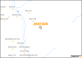 map of Oshtava