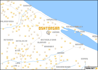 map of Oshtorgān