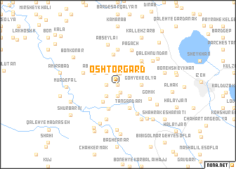 map of Oshtor Gard