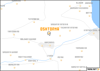 map of Oshtorma