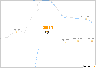 map of Osier