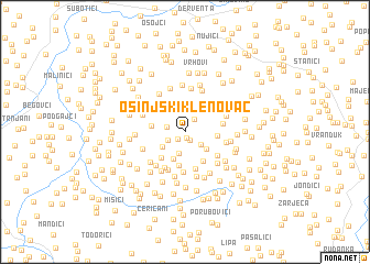 map of Osinjski Klenovac