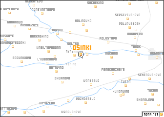 map of Osinki