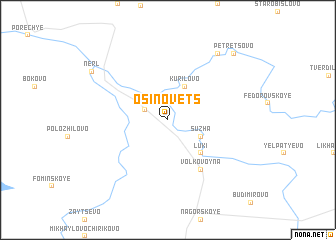 map of Osinovets