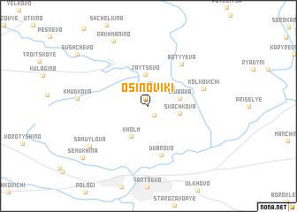 map of Osinoviki