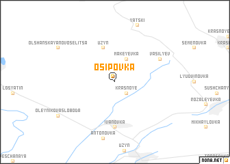 map of Osipovka