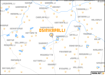 map of Osirikāpalli