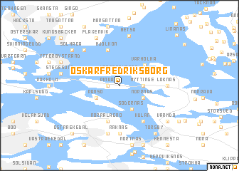 map of Oskar-Fredriksborg