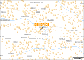 map of Oškopice