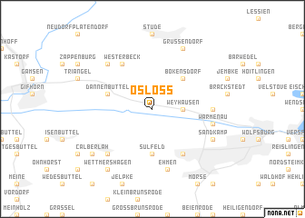 map of Osloß