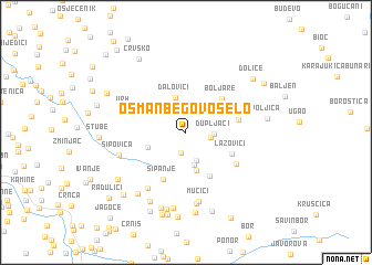 map of Osmanbegovo Selo