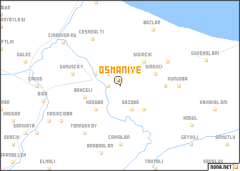 map of Osmaniye