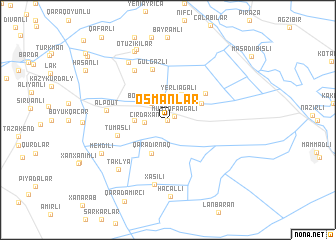 map of Osmanlar