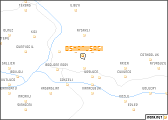 map of Osmanuşağı