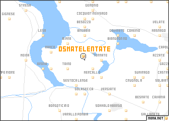 map of Osmate Lentate