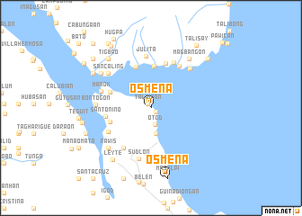 map of Osmeña