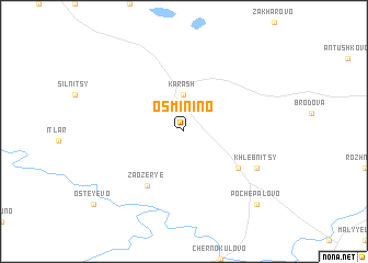 map of Osminino