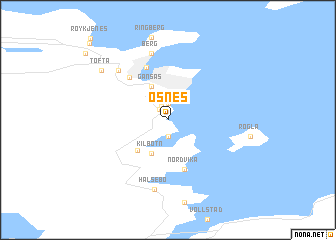map of Osnes
