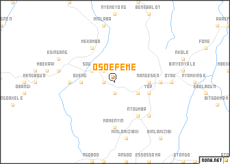 map of Osoéfémé