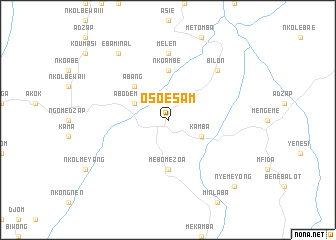 map of Osoésam