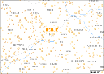 map of Osoje