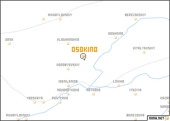 map of Osokino