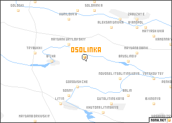 map of Osolinka