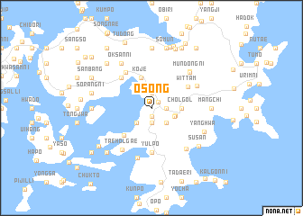 map of Osong