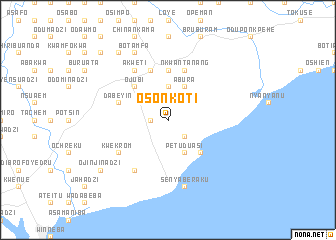 map of Osonkoti