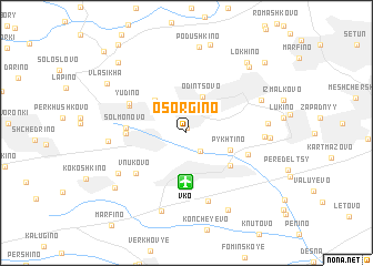 map of Osorgino