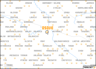 map of Osové