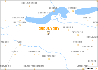 map of Osovlyany