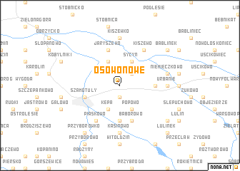 map of Osowo Nowe