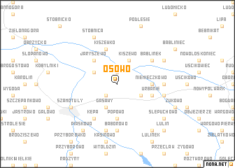 map of Osowo