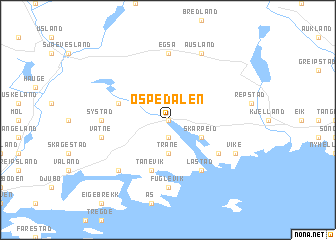 map of Ospedalen