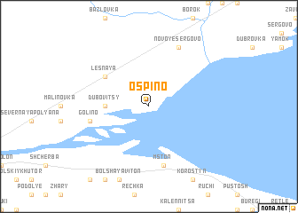 map of Ospino