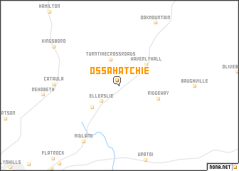 map of Ossahatchie