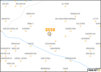 map of Ossa