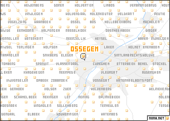 map of Ossegem